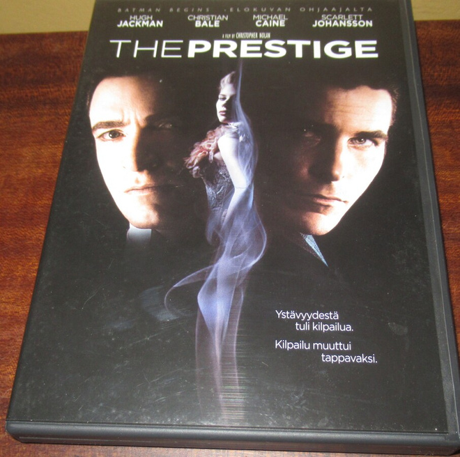 The Prestige jännitys dvd-elokuva