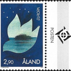 Åland 1995 Eurooppa merk 2,90 mk välilöpari logo ** LaPe 101 - pikkukuva 1