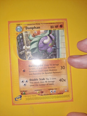 Donphan 7/147 Aquapolis Rare card