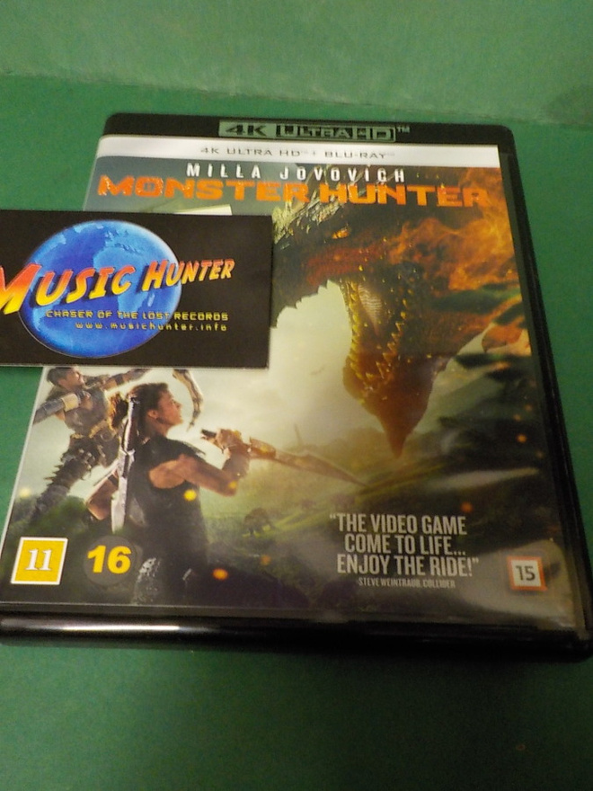 MONSTER HUNTER UUSI 4K ULTRA HD + BLU-RAY (W)