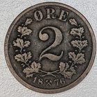 Norja 2 Öre 1876 - pikkukuva 1