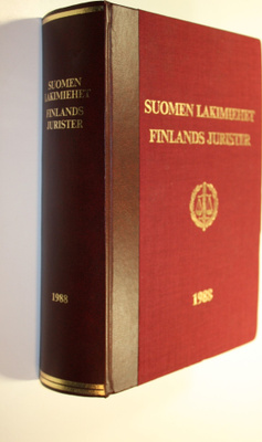 Jaana (toim.) Tolonen : Suomen lakimiehet 1988 = Finlands...
