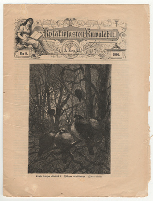Kyläkirjaston kuwalehti. A-sarja 8/1891