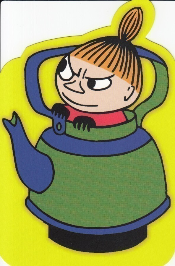 Muumit Pikku Myy (isokokoinen muotoonleik. kortti)