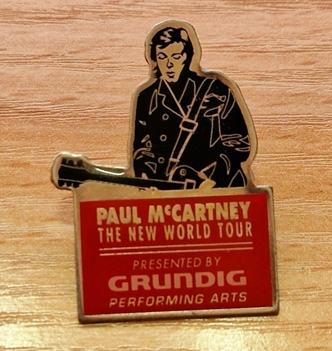 Paul McCartney The New World Tour Pinssi