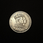 1861 Prussia Coronation Thaler Wilhelm I & Augusta Unc! - pikkukuva 1