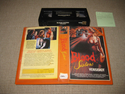 Blood Sisters -Verisiskot-VHS FIx, Transworld, Slasher, K-18