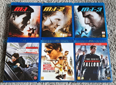 Mission: Impossible 1-6 - Blu-ray (7 levyä)