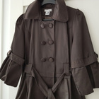 Tumma Trench-coat / Trenssi - koko L - pikkukuva 2