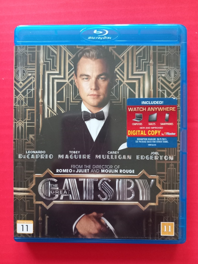 The great Gatsby Nordic Blu-ray
