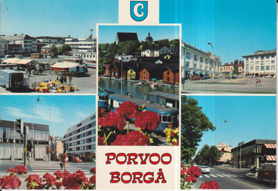 Porvoo - Borgå, vaakuna, sommitelmakortti ,e115