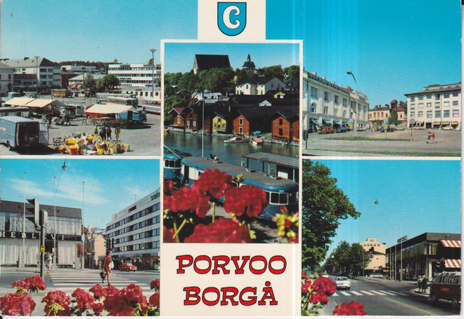 Porvoo - Borgå, vaakuna, sommitelmakortti    ,e115
