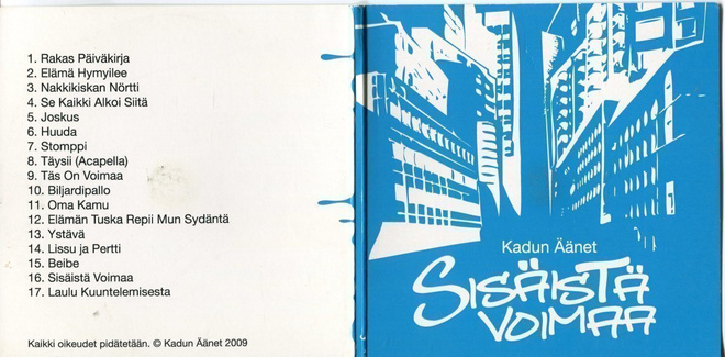 KADUN ÄÄNET . CD-LEVY . SISÄISTÄ VOIMAA