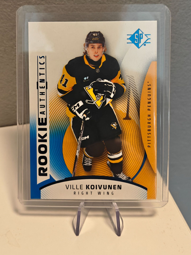 2025-26 SP Upper Deck Rookie Authentics Ville Koivunen Blue