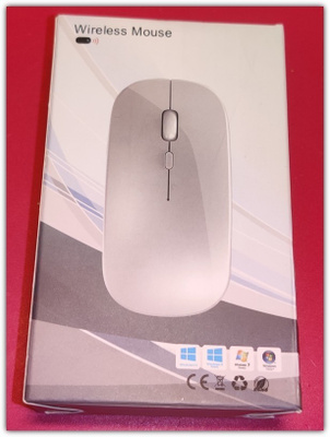 Uusi ja kevyt optinen langaton 2.4G/Bluetooth-hiiri #30550