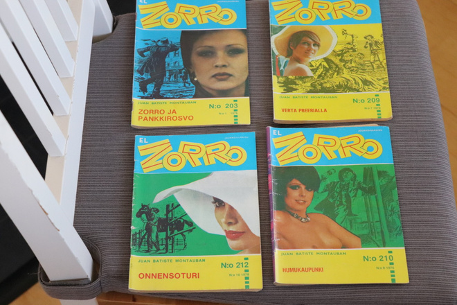 El Zorro N:ot 203, 209, 210 ja 212 / 1976