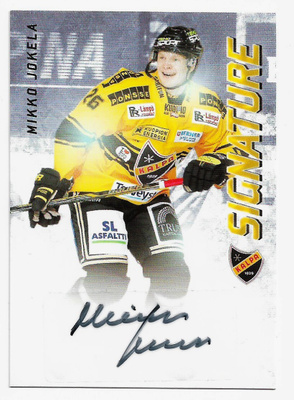 2015-16 Cardset Signature Mikko Jokela