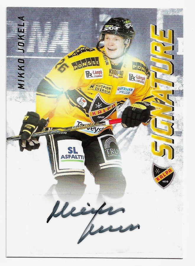 2015-16 Cardset Signature Mikko Jokela