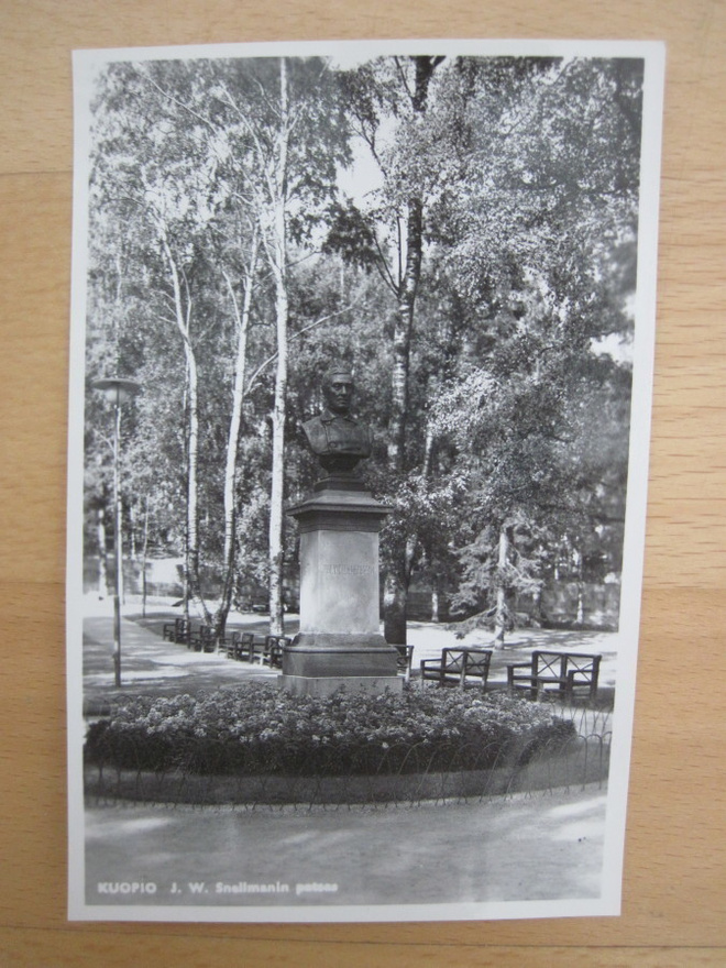 VANHA Postikortti Kuopio 1950-l Alkup. Mallikappale