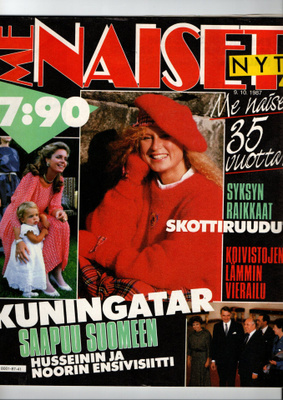 Me Naiset n:o 41 1987 Ritva. Marjatta. Helen. Bergerac. Aish