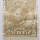 Alankomaat Netherlands Hollanti 50 c 1872 KOVA Luetteloarvo - pikkukuva 1