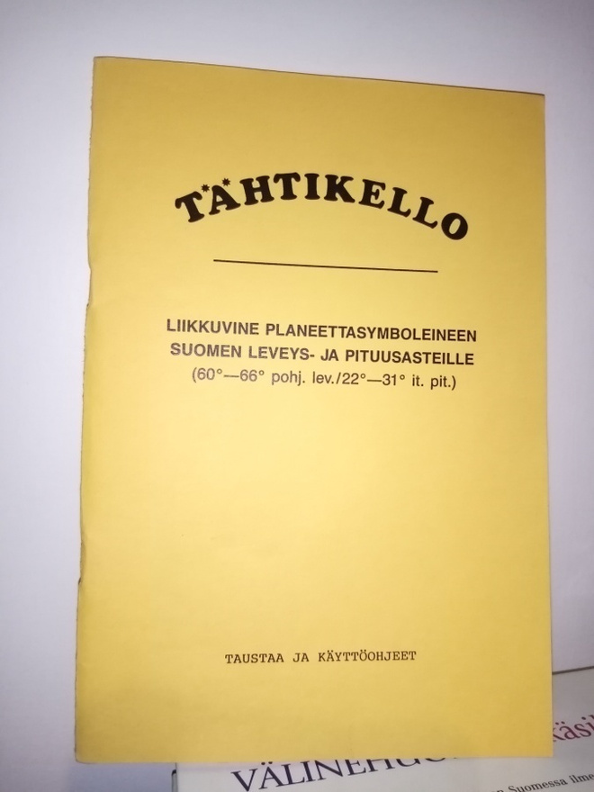 TÄHTIKELLO -  TAUSTAA JA KÄYTTÖOHJEET ( SIS POSTIKULU  )