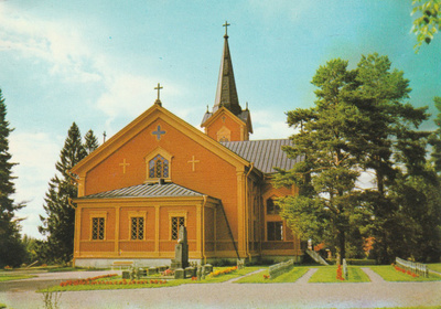 KIRKKOKORTTI - KONTIOLAHDEN PUINEN RISTIKIRKKO