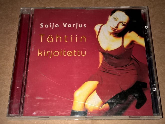 SAIJA VARJUS TÄHTIIN KIRJOITETTU  CD