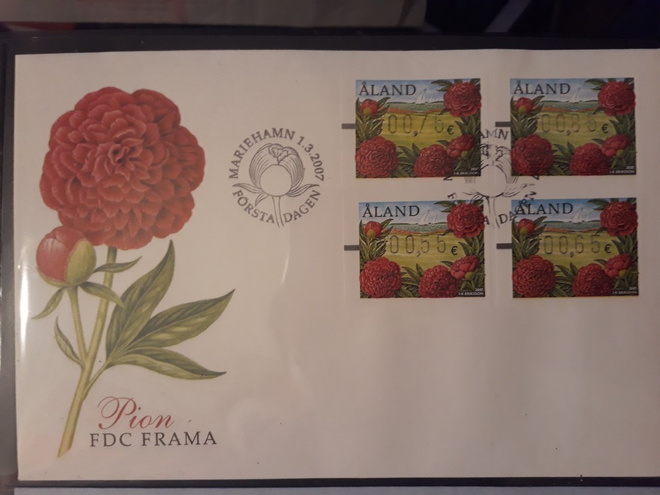 Åland 2007 - FRAMA ATM Å19 Pioni FDC