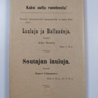 Niilo E. Wainio : Suomalaisia - pikkukuva 2