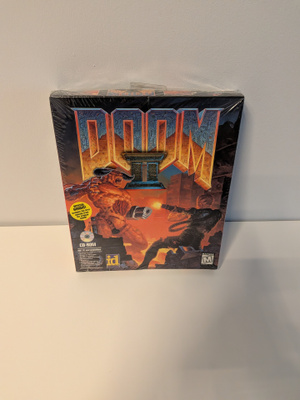 Doom II 2 Hell on Earth id Software PC CD USA NIB avaamaton!