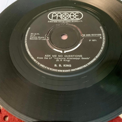 B.B.KING: Ask Me No Questions * Nobody Loves Me * SCAN 1971