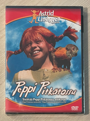 Astrid Lindgren: PEPPI PITKÄTOSSU (1970) 2DVD (UUSI)
