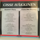 (2LP) Cisse Häkkinen - Summer Party / I Love You Anyway - pikkukuva 2