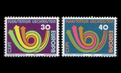 Liechtenstein 579-80 ** Europa (1973)
