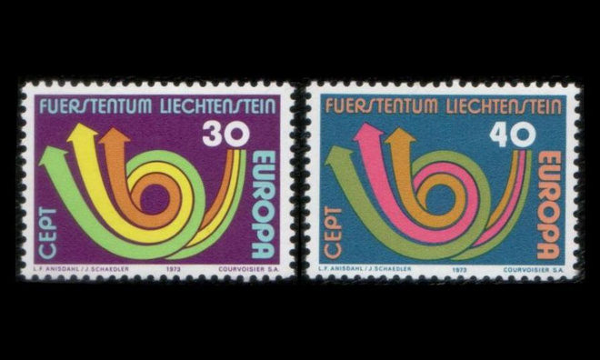 Liechtenstein 579-80 ** Europa (1973)