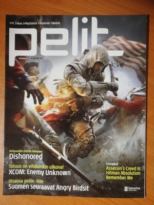 Pelit -lehti Nrot 10, 11 ja 12 / 2012