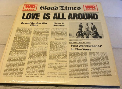 War Featuring Eric Burdon* – Love Is All Around