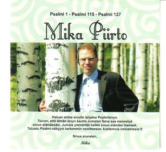 cds, Mika Piirto - Psalmi-single [hengellinen]