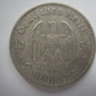 Natsi-Saksa 2 Reichsmark 1934 A Potsdam Garrison Church - pikkukuva 2