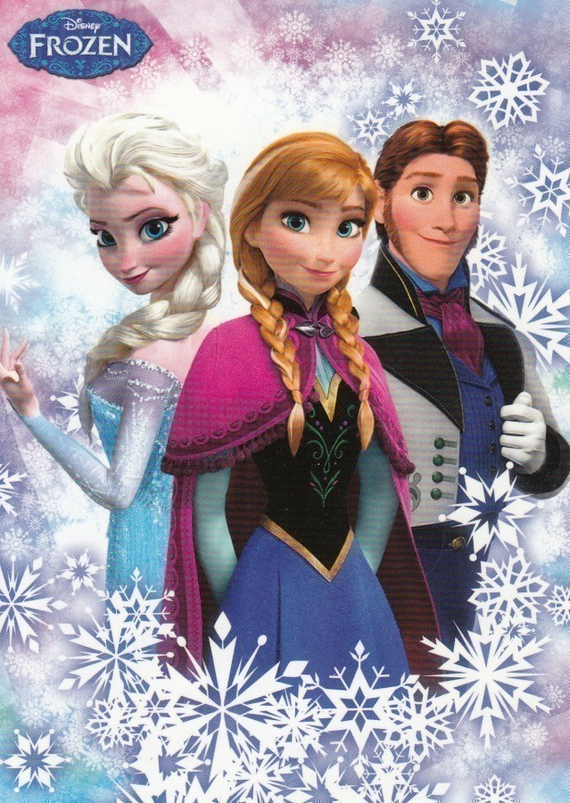 Disney Frozen Anna, Elsa ja Hans (postikortti)