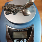 Hopealusikoita 6kpl vanhoja n.70g - pikkukuva 2
