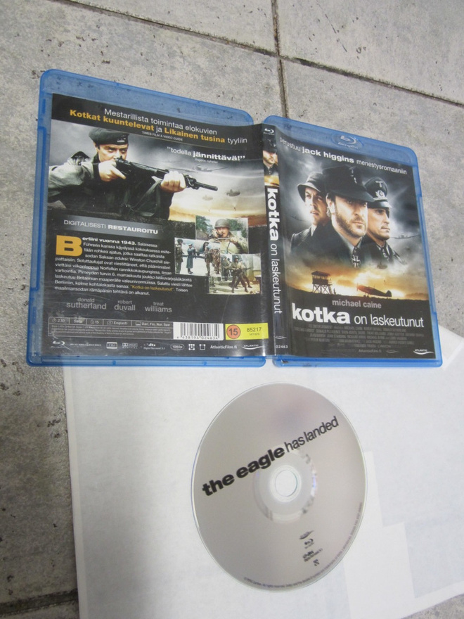 Kotka on laskeutunut (1976) Michael Caine, Robert Duvall