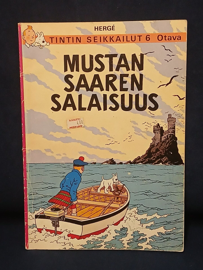 Tinttin seikkailut 6 Mustan saaren salaisuus 2.p
