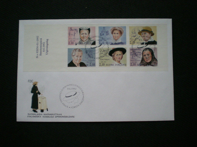 FDC Naisvaikuttajia V16 - LaPe 1176-1181