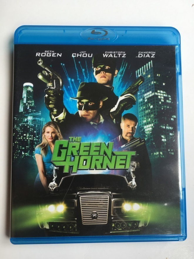 THE GREEN HORNET, BluRay, Gondry, Rogen, Diaz