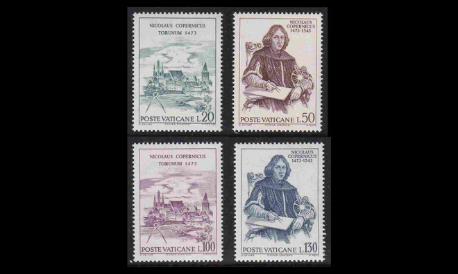 Vatikaani 621-4 ** Astronomi matemaatikko Nikolaus Koperniku