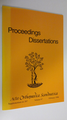 Proceedings dissertations : Acta Orthopaedica Scandinavic...