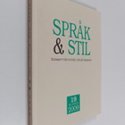 Språk & Stil - Tidskrift för svensk språkforskning 19/2009 - pikkukuva 1