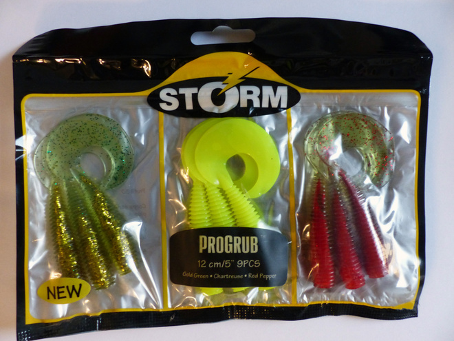 STORM Pro Grup 12cm Värit: Gold Green * Chartreaus * Red Pep